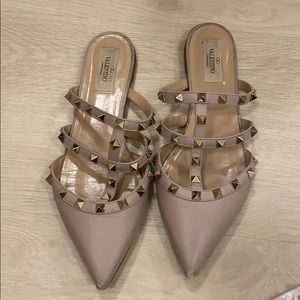 Valentino RockStuds Slip on Flats nude | size 38